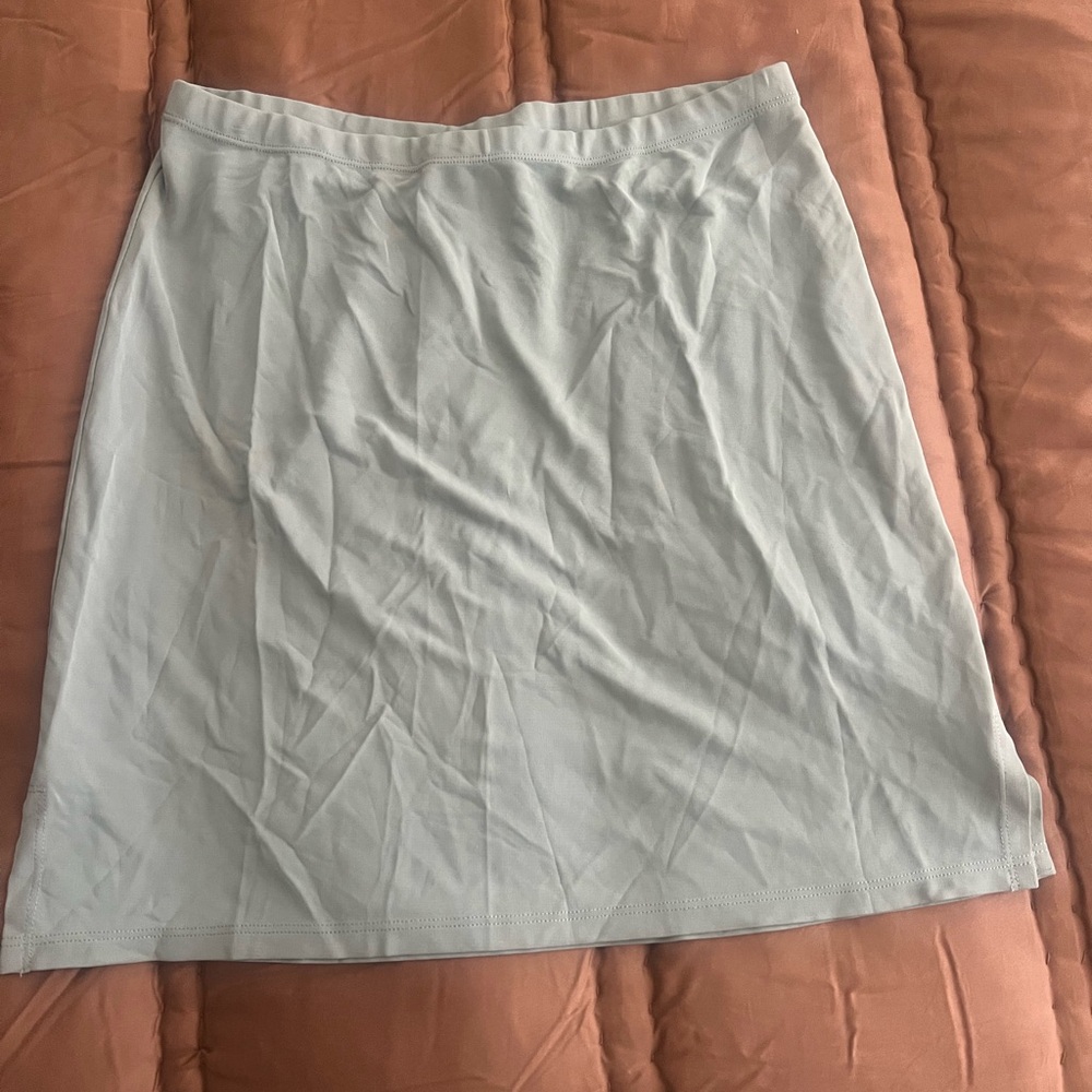 Anine Bing Pale Blue A-Line Skirt